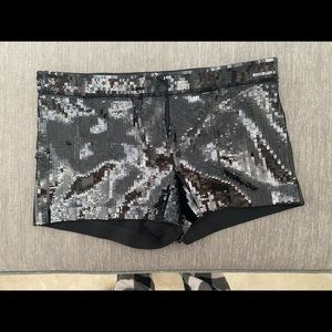 Express Sequin shorts!